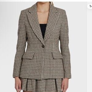 Amanda Uprichard Aldridge Blazer in Houndstooth 
Destry